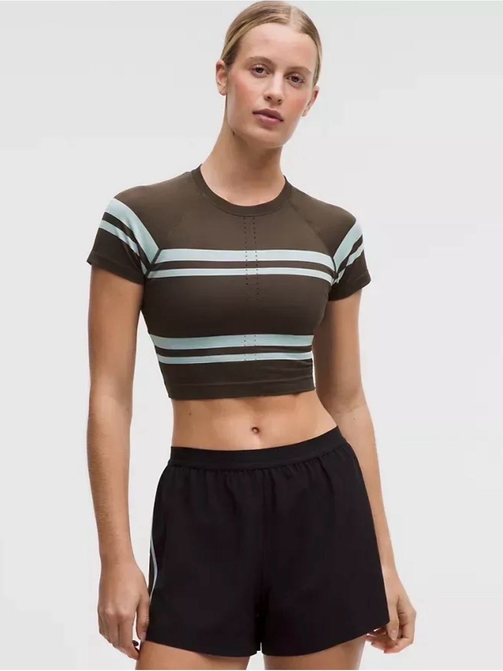 lululemon Swiftly Tech Cropped Short-Sleeve Shirt